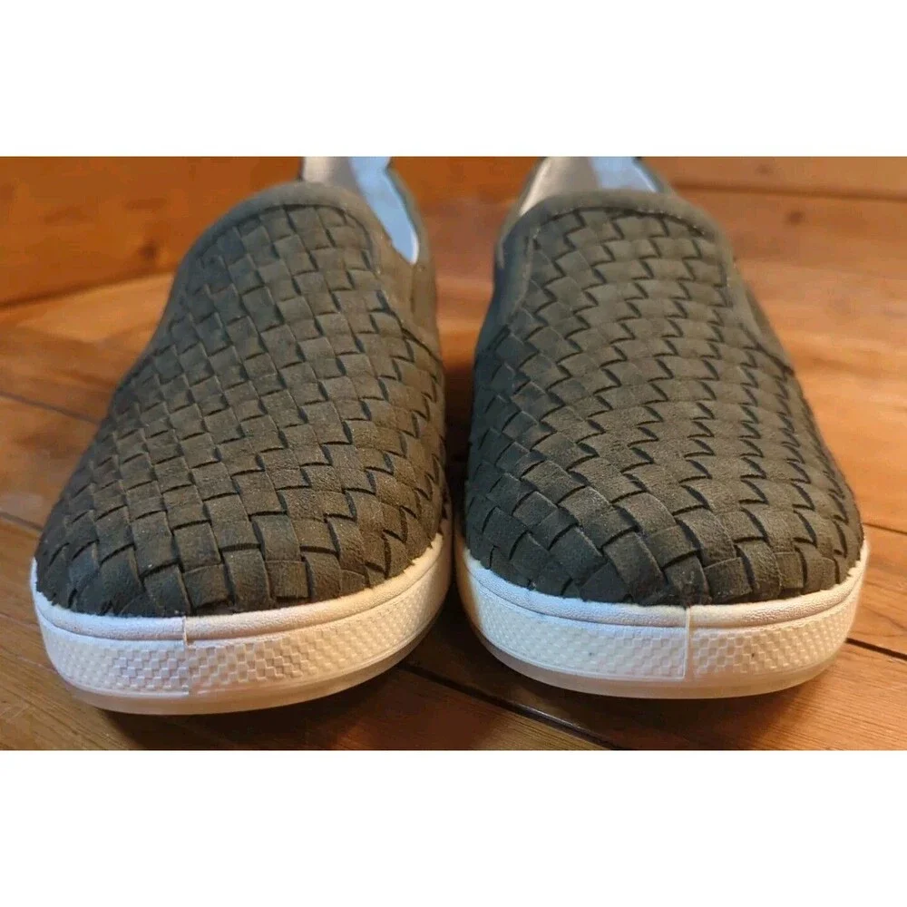 Aureus Henson Shoes 13 Men's Casual Olive Loafers Slip On Aum2028 Microfiber New